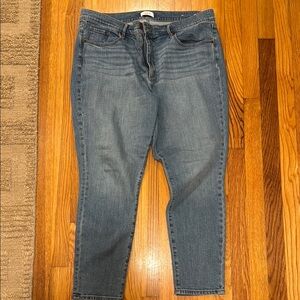 Loft skinny ankle jeans size 16